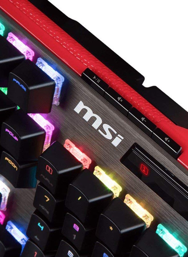 MSI GK80 Gaming Keyboard Black - Image 3