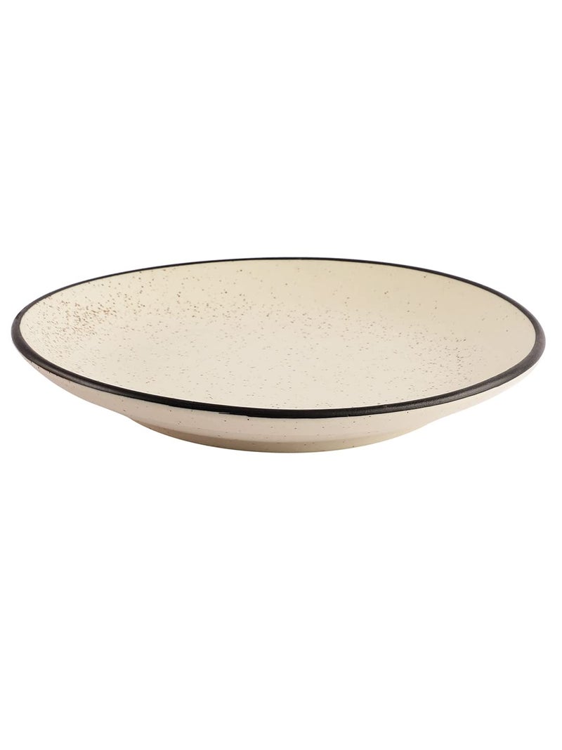 miah decor Handcrafted Gaura Collection- Stoneware Dinner Plates (10" Dia)-Set of 6 (MDFE-023-MFN) - Image 4