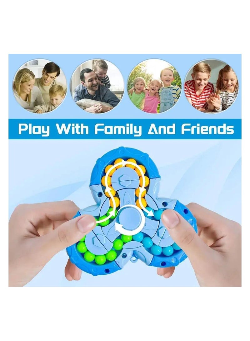 Triangle Puzzle Toy Bean Bean Toys Magic Session Decompression Game  Anti-Stress Fingertip Exercise ADHD can also be a game to help children focus and relax - Image 1