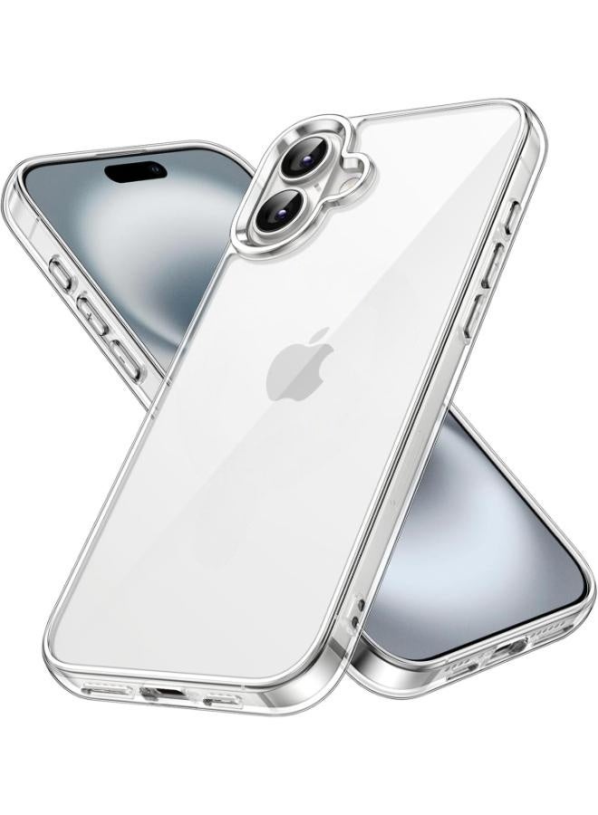 جراب حماية لموبايل آيفون 16 بلس (iPhone 16 Plus), مجموعة مكونة من حافظة حماية مضادة للخدش والاصفرار على المدى القريب ويدعم الشحن اللاسلكي ماج سيف, واقي شاشة مضاد للكسر, و واقي كاميرا زجاجي, مجموعة كاملة لحماية جهازك من الخدوش والسقوط والكسر (3in1) - Image 3