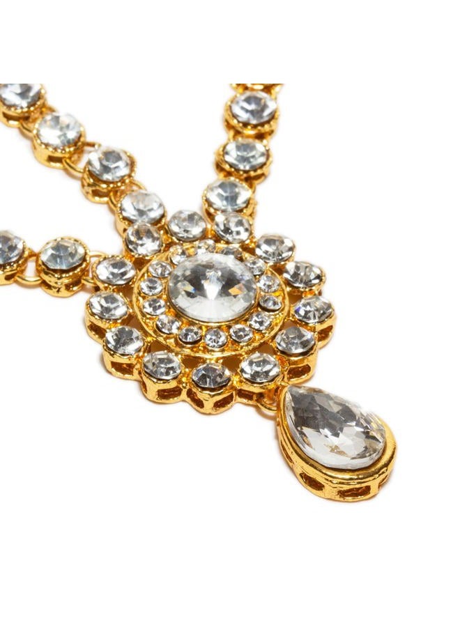 Bindhani تاج ماثا باتي حلقة أنف مجوهرات بوليوود الهندية للنساء - Image 4