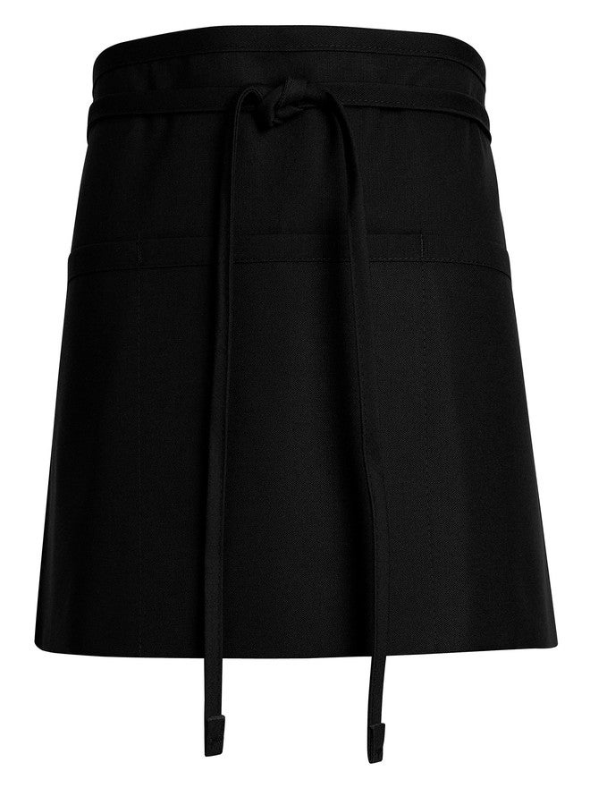 Chef Designs mens Waist With Squared Corners kitchen aprons, Black, 23 Plus - Image 2