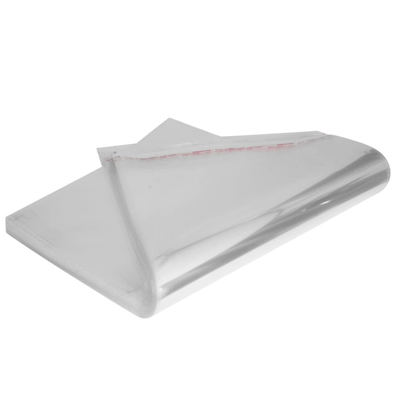 VSC حقيبة بلاستيكية شفافة ذاتية اللصق قابلة لإعادة الإغلاق BOPP 13X16 بوصة 200 قطعة 35 ميكرون وزن 16 كجم أحجام أخرى داخلها - Image 1