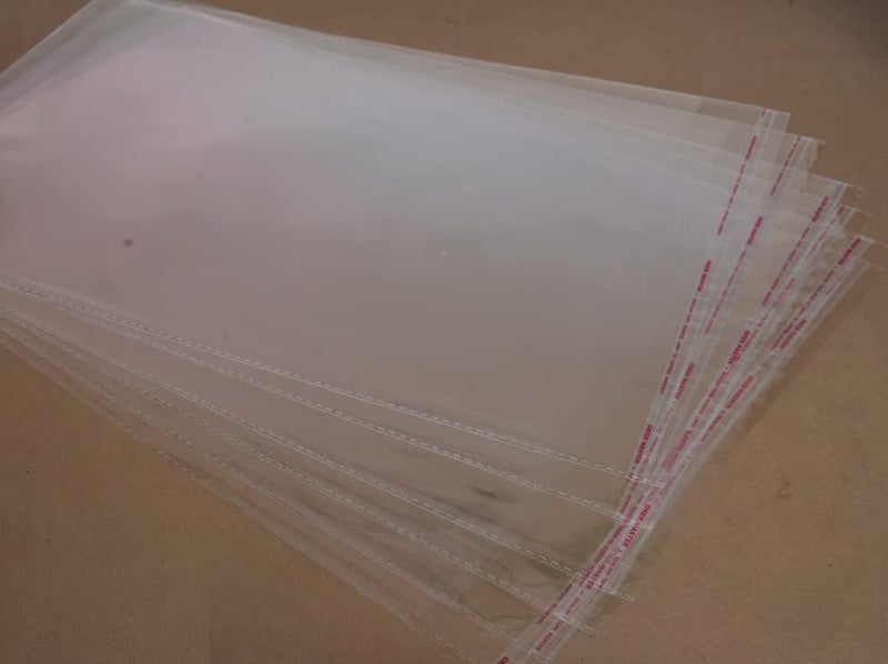 VSC حقيبة بلاستيكية شفافة ذاتية اللصق قابلة لإعادة الإغلاق BOPP 13X16 بوصة 200 قطعة 35 ميكرون وزن 16 كجم أحجام أخرى داخلها - Image 3