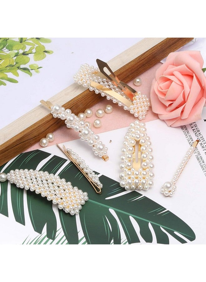 LAXIZAR 18 Pcs Pearl Hair Clips Large Hair Clips Barrette Hair For Women Girls Fashion Hair Accessories - Image 5