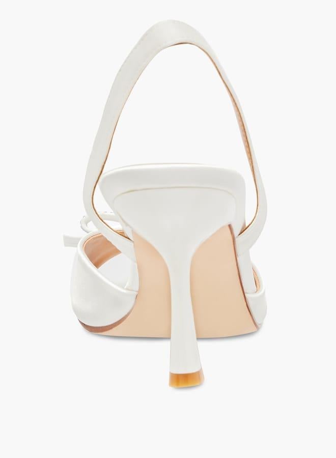 Celeste Women's Embellished Bow Slingback Sandals with Stiletto Heels - Image 5