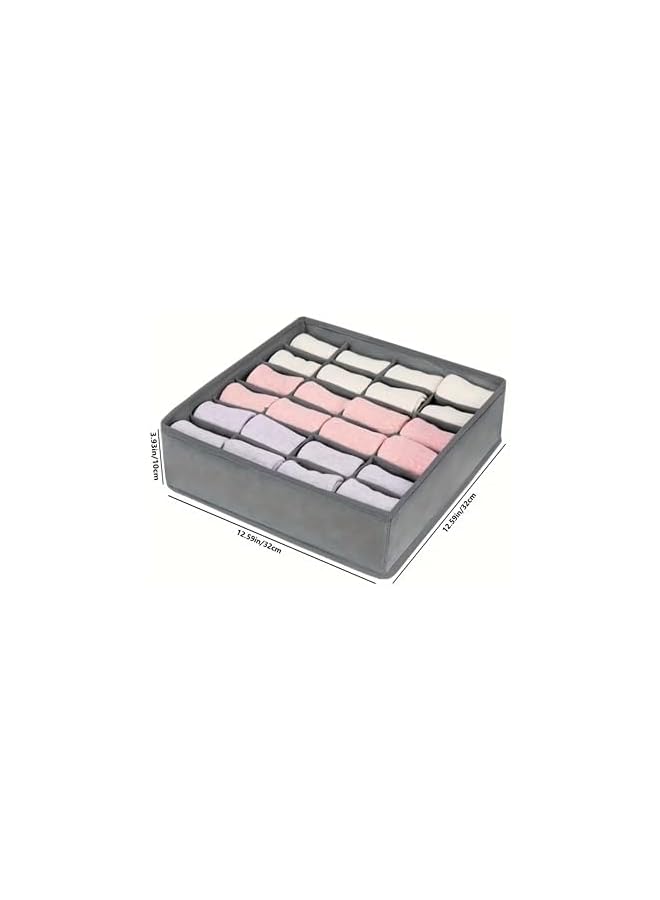 Green Tiger Minimalist Drawer Organizer, 24 Compartments, Grey - Image 3