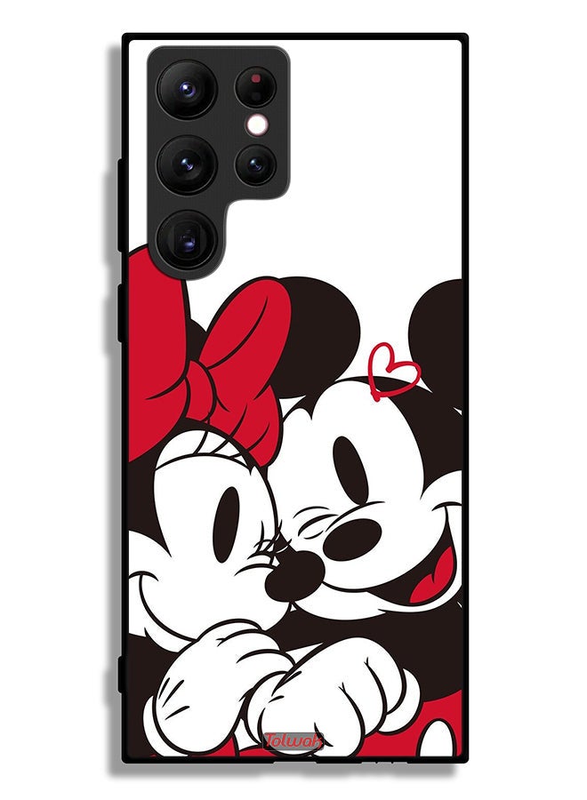 Tolwak Samsung Galaxy S22 Ultra 5G Protective Case Cover Mickey Mouse - Image 3