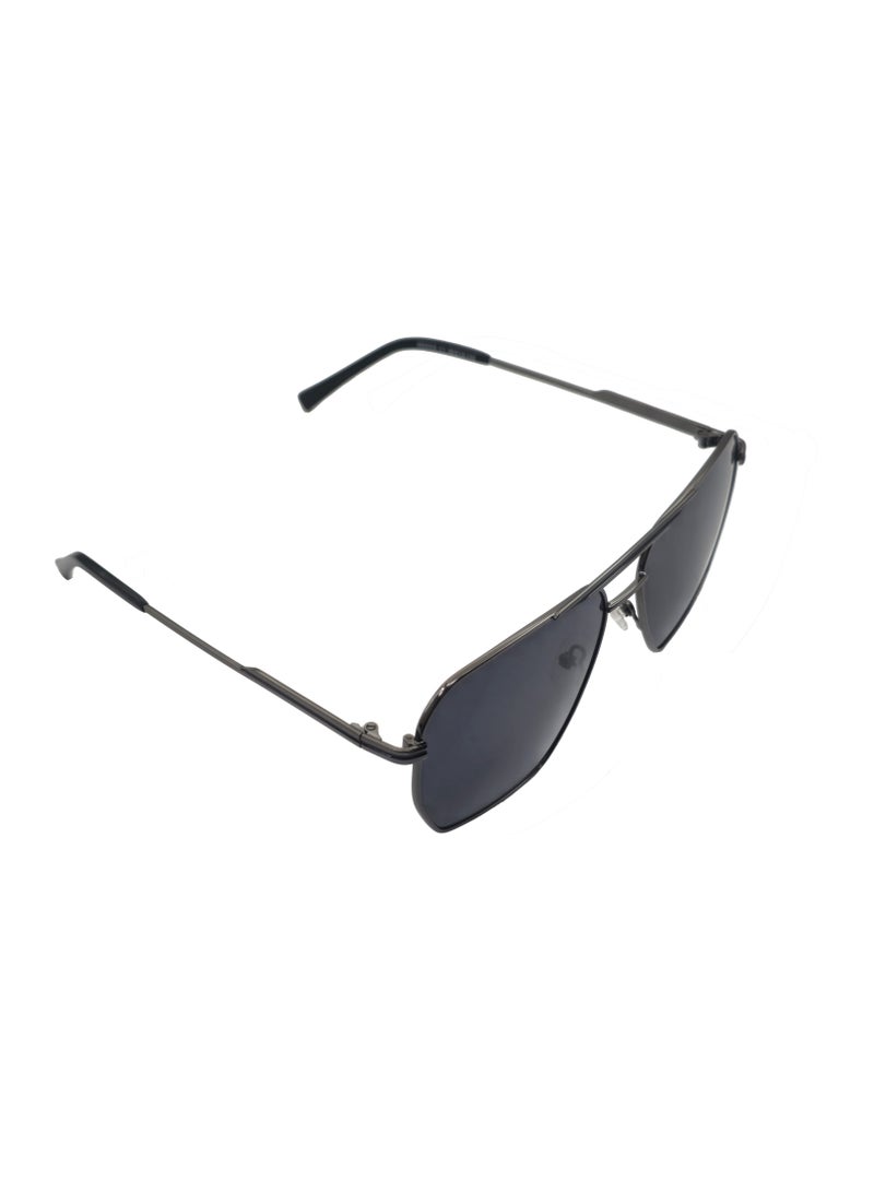 دلس دي إل إس نظارات شمسية للرجال والنساء - إطار معدني أفياتور مع عدسات مستقطبة متعددة الأغراض (MS9009-C1) - Image 5