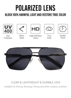 DLS DLS Aviator Polarized Sunglasses MS9009-C1  - Image 2