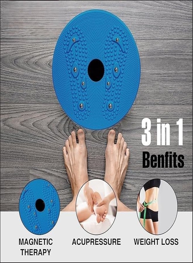 FIRST CHOICE Tummy Twister Double-Sided Acupressure Waist Disc with Magnets Reflexology Fat Burning Exercise Board Anti-Skid 1 Year Brand Warranty - Image 3