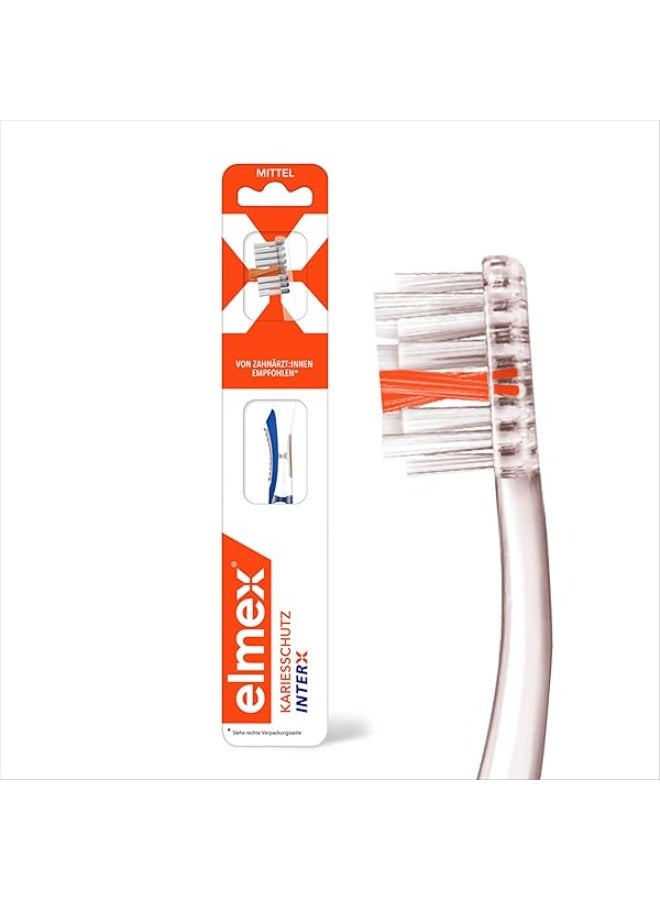 Elmex Caries Protection Inter X Toothbrush Medium x1 - Image 2