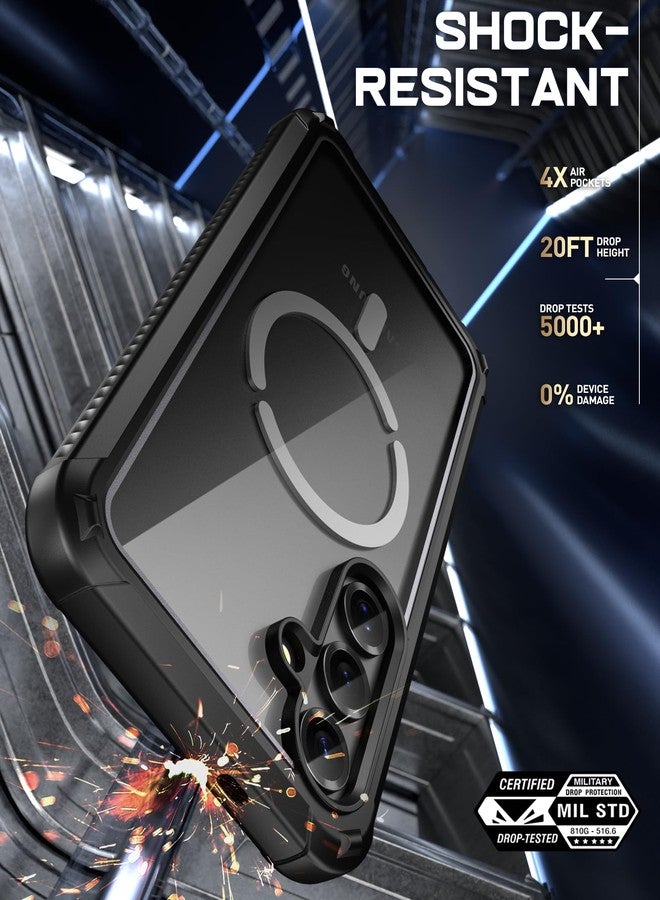 Poetic Galaxy S25 5G Case, Guardian MagPro Case for Galaxy S25 5G 6.2 inch (2025), Mil-Grade Drop Testing, Built-in Screen Protector, Works with Fingerprint ID, Shockproof, Heavy Duty, Clear - Image 5