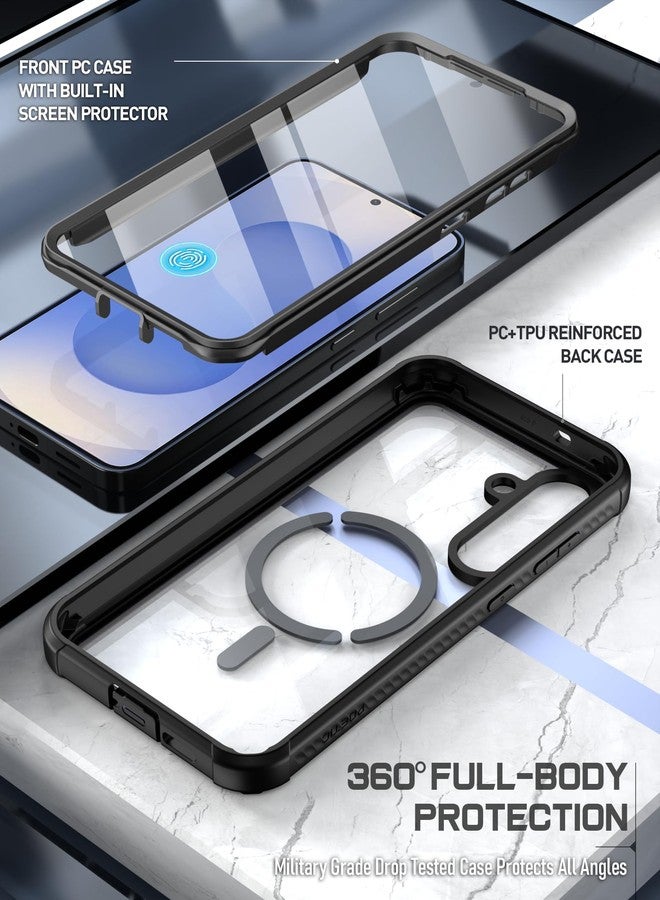 Poetic Galaxy S25 5G Case, Guardian MagPro Case for Galaxy S25 5G 6.2 inch (2025), Mil-Grade Drop Testing, Built-in Screen Protector, Works with Fingerprint ID, Shockproof, Heavy Duty, Clear - Image 4