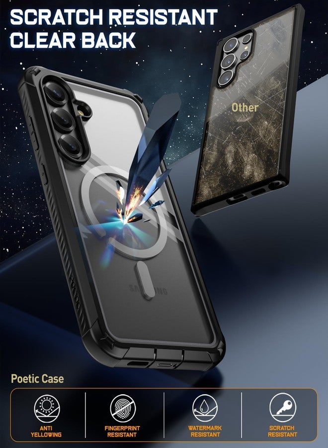 Poetic Galaxy S25 5G Case, Guardian MagPro Case for Galaxy S25 5G 6.2 inch (2025), Mil-Grade Drop Testing, Built-in Screen Protector, Works with Fingerprint ID, Shockproof, Heavy Duty, Clear - Image 2