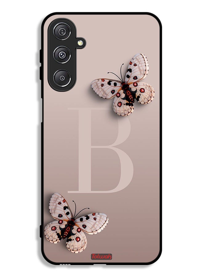 Tolwak غطاء حماية لهاتف Samsung Galaxy M34 5G بطبعات فراشات - Image 1