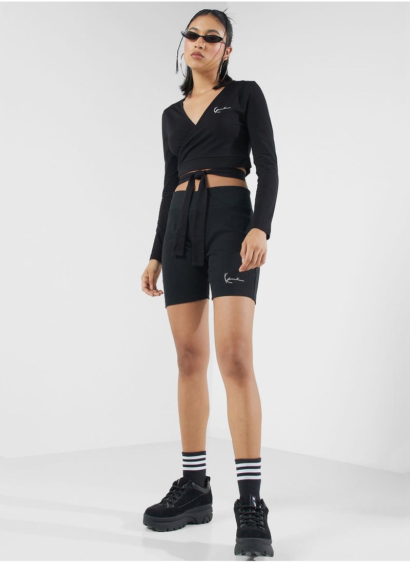 Karl Kani - Signature Essential Short Laced Top - Image 1
