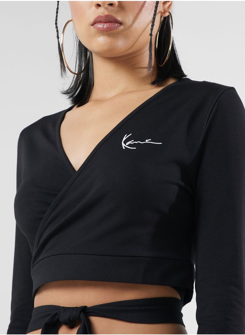 Karl Kani - Signature Essential Short Laced Top - Image 1