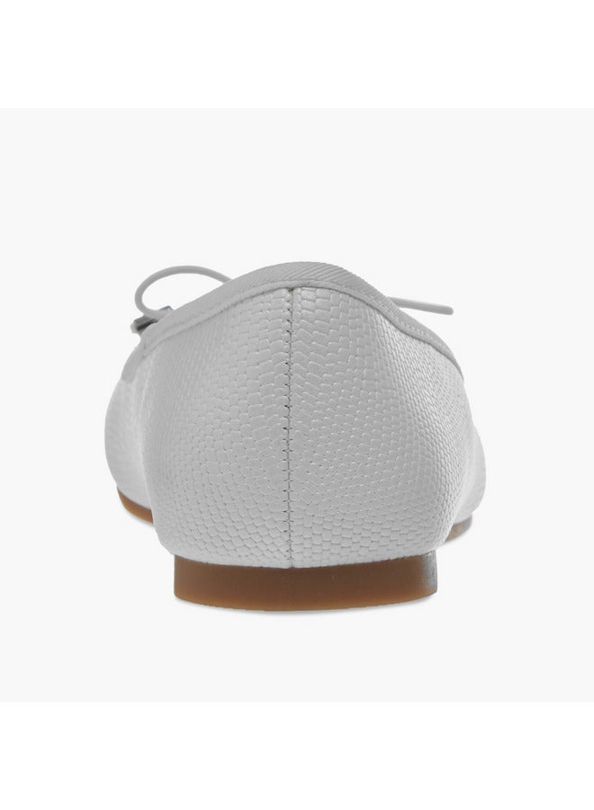 ليتل ميسي حذاء باليرينا بناتي بفيونكة سهلة الارتداء - Image 5