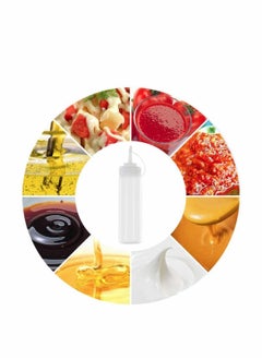 4Pcs Squeeze Squirt Condiment Bottles with Cap Lids and Discrete Measurements for Sauce Ketchup Bbq Dressing Paint Workshop Pancake Art Dispenser, Perfect Condiments, Oil, Liquids - 240ml - pzsku/Z689C0651BB42CC58190BZ/45/_/1687337270/adc270f4-fa05-432e-b184-ef12e0ce46f2