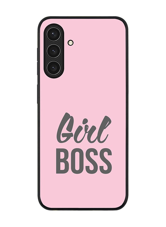 Stylizedd For Samsung Galaxy A17 / A17 4G Case,Slim fit Camera Protection, Shockproof Thin Phone cover  - Girl Boss (Pink)