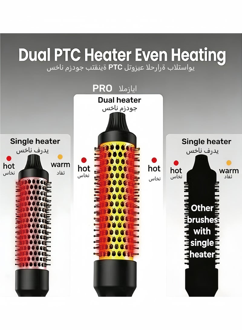 ZONBON Thermal Brush, 32Mm Heated Curling Brush For Perfect Straight Hair And Voluminous Curls - Image 3