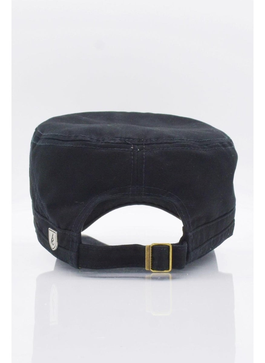 Külah - Summer Men's Hat Kastro Cap with Metal Buckle Cone - Image 1