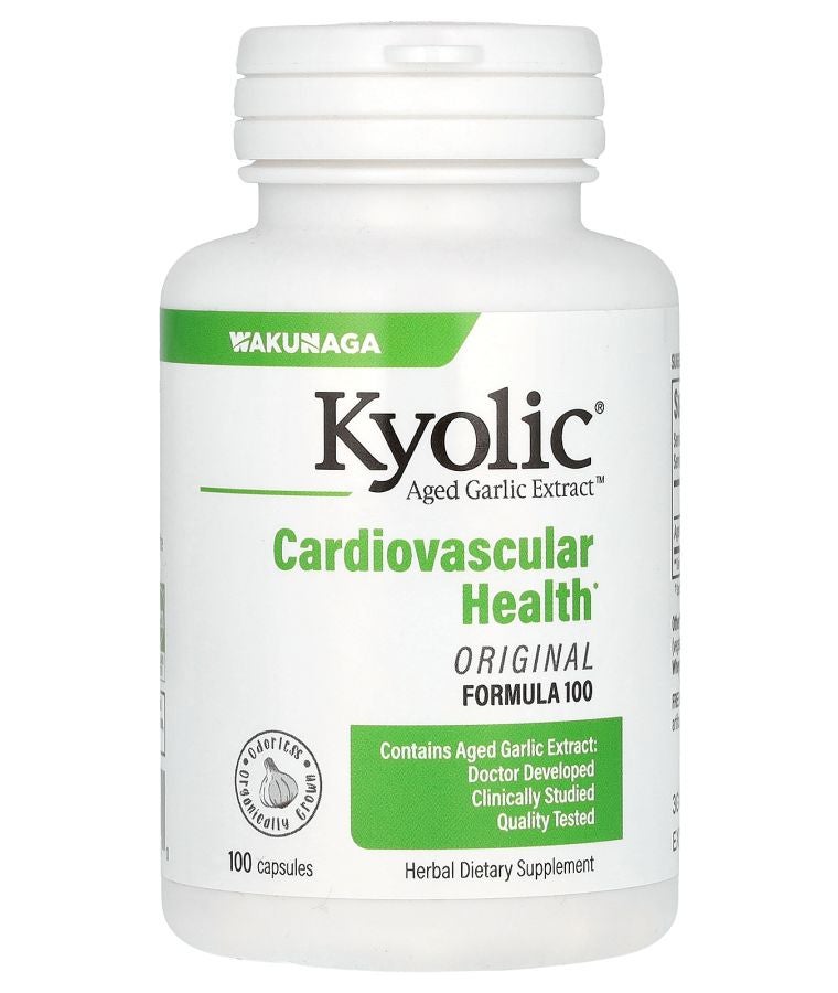 kyolic Aged Garlic Extract Cardiovascular Original Formula 100 100 Capsules (300 mg per Capsule)