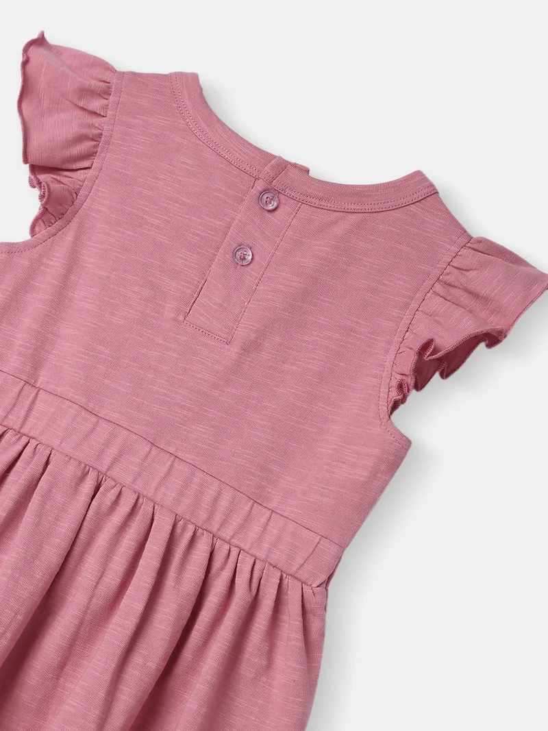 Nautinati Ruffled Sleeve Dress