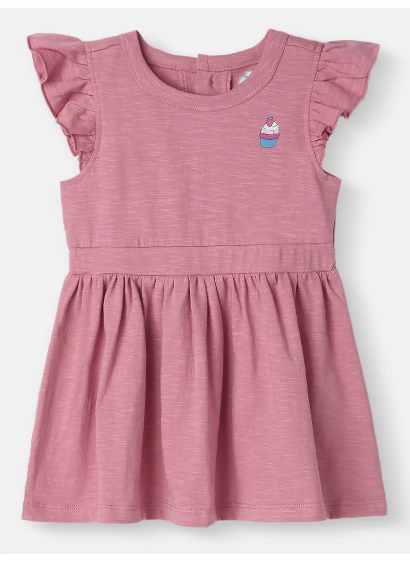 Nautinati Nautinati Girls’ Print Fit & Flare Dress with Sling Bag| Cotton| Age 0 - 36 Months