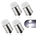 gunhunt 4 PCS Car 1156 LED Brake Light 30149SMD Highbrightness Singlecontact Turn Signal Replacement Bulb High Temperature Resistance Reversing Light Taillight Universal for Most Cars White - Image 2