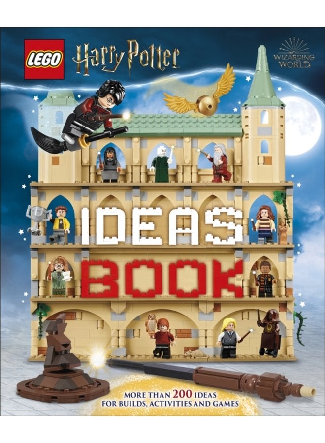 كتاب أفكار LEGO هاري بوتر أكثر من 200 فكرة للبناء والأنشطة والألعاب - غلاف صلب