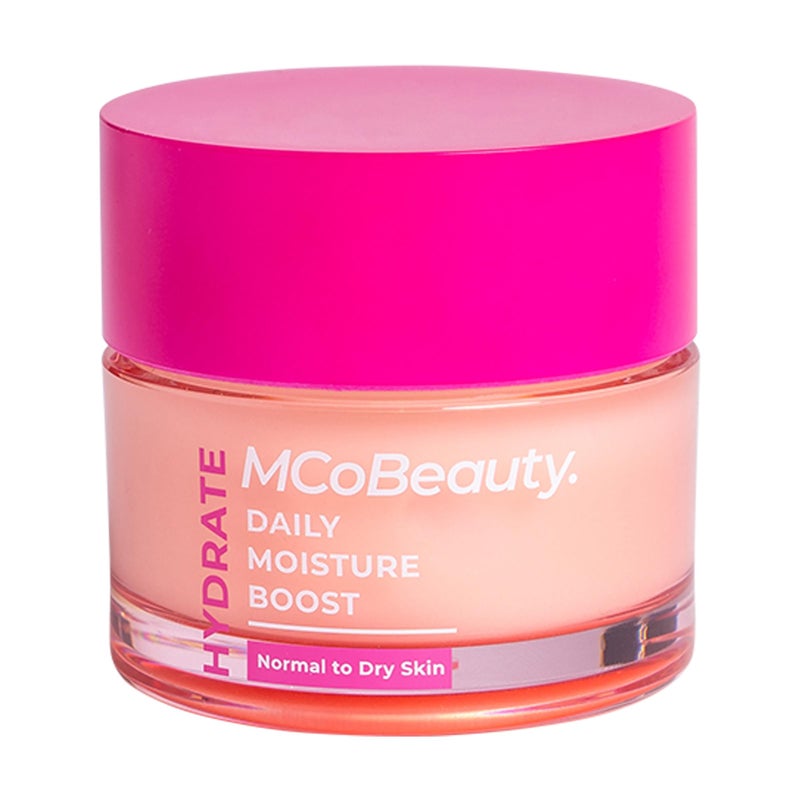 MCoBeauty ترطيب تعزيز الرطوبة اليومية، مرطب وجه خفيف الوزن للترطيب والبشرة المتألقة، نباتي، خالي من القسوة للعناية بالبشرة 50 مل - Image 1