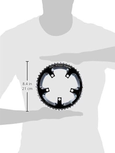 FSA Unisex's Super Road N11 110BCD Chainring-Black, 110 x 52t - Image 4