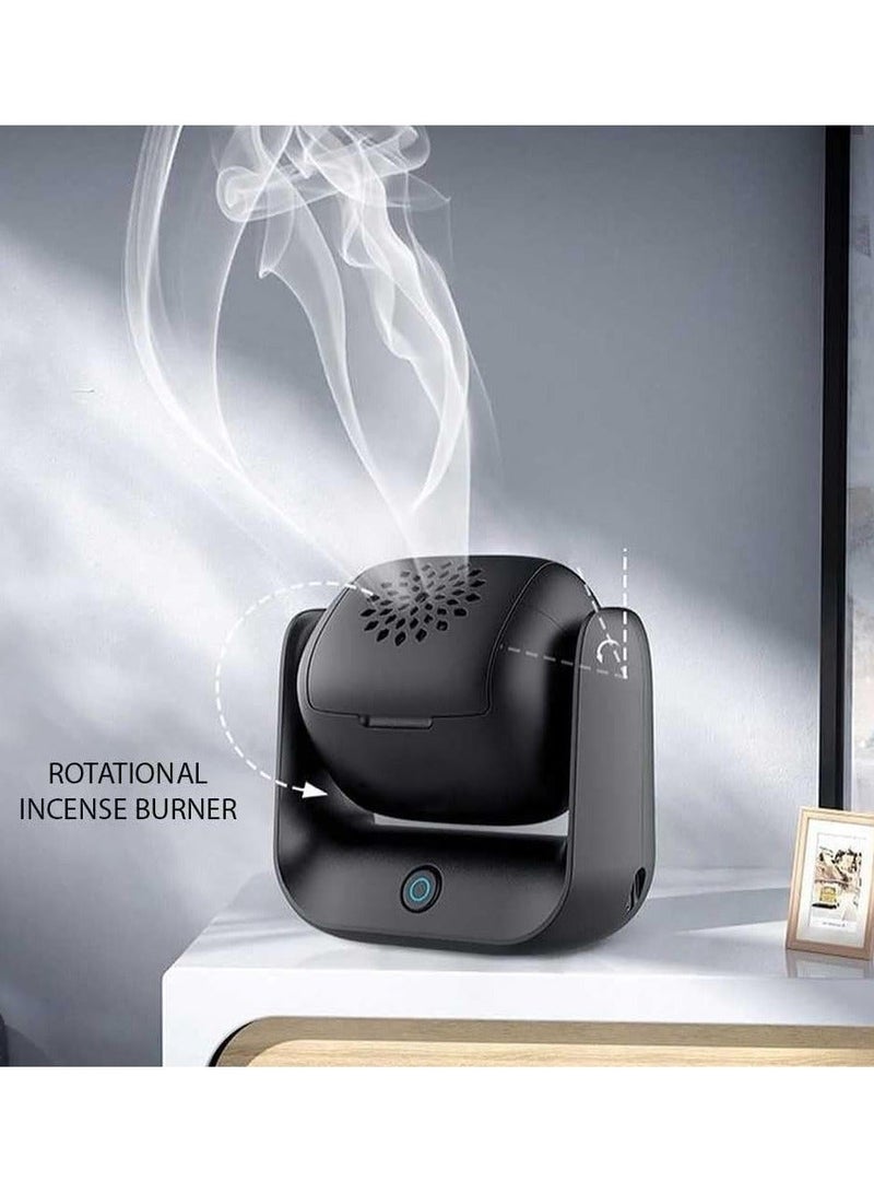 Denx DX1925 Electric Oud Incense Burner, Portable Electric Incense Burner with 90 Degree Adjustable Lid and LED Indicator - Image 5