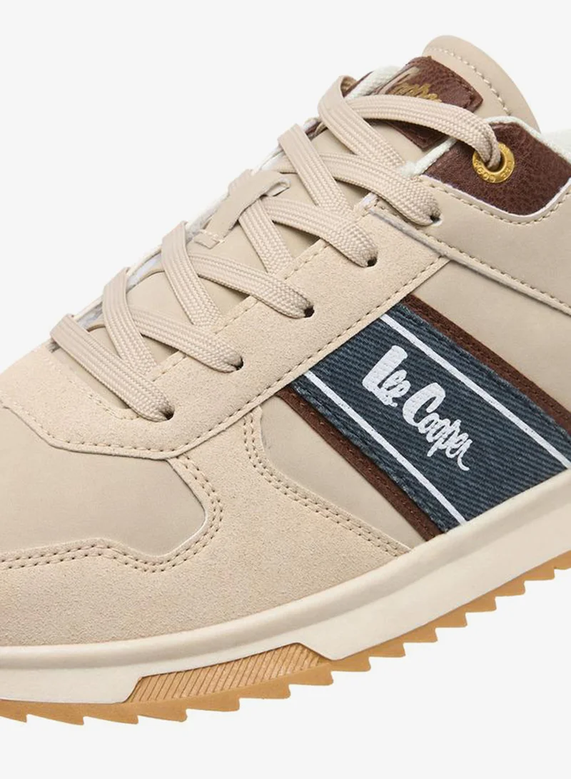 Lee Cooper BEIGE Men Lace-Up Ankle Sneakers for Men | Best Price UAE