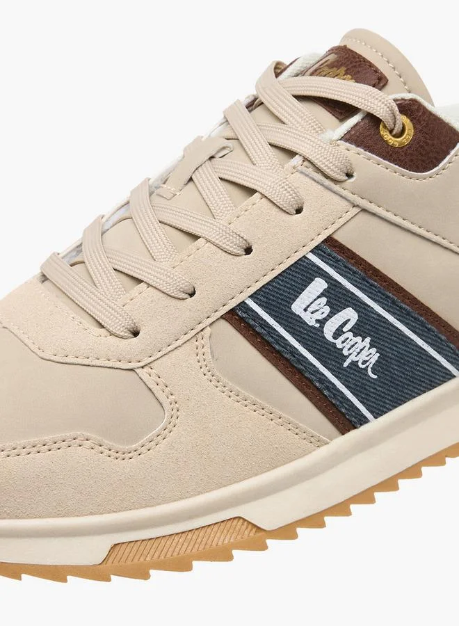 Lee Cooper BEIGE Men Lace-Up Ankle Sneakers for Men | Best Price UAE