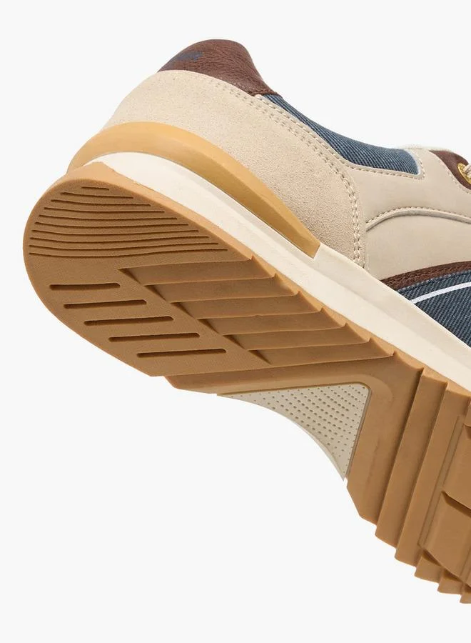 Lee Cooper BEIGE Men Lace-Up Ankle Sneakers for Men | Best Price UAE