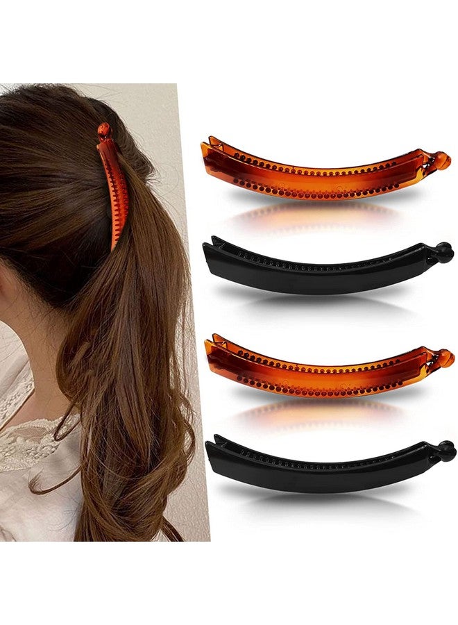 BIRDWARE Banana Clips 4 Pcs Banana Clips For Hair Big Size Hair Accessories Banana Clips For Hair Stylish Hair - Image 1