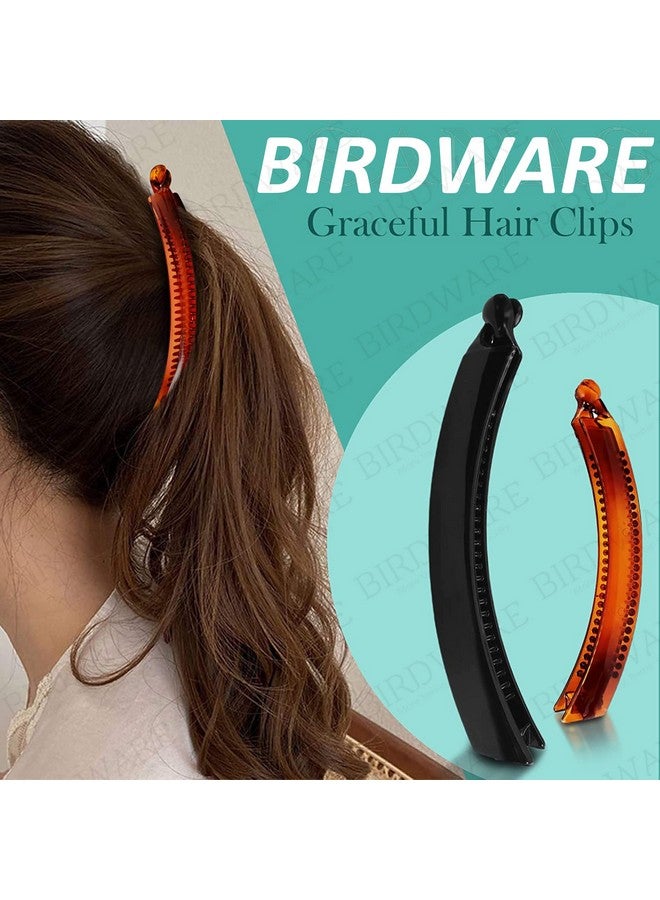 BIRDWARE Banana Clips 4 Pcs Banana Clips For Hair Big Size Hair Accessories Banana Clips For Hair Stylish Hair - Image 4