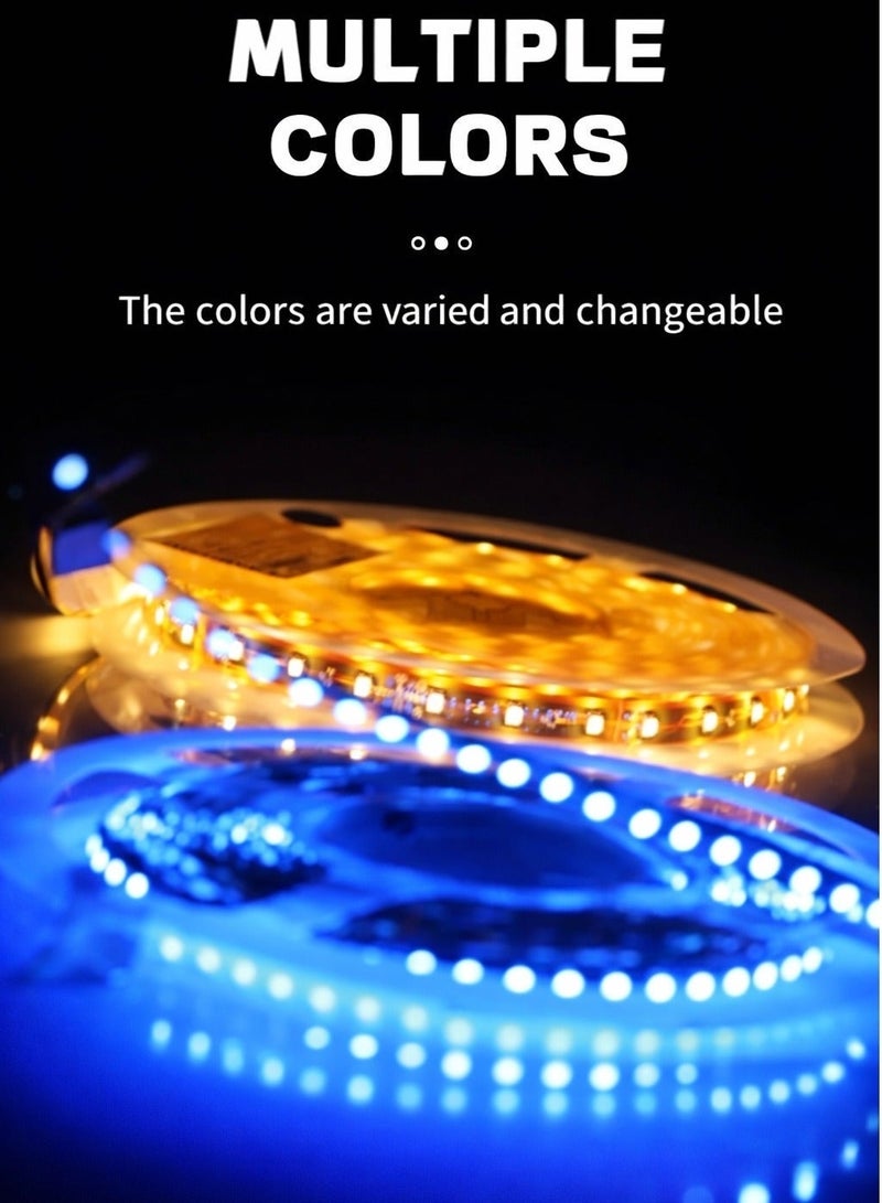 الثريات 2 متر-شريط إضاءة LED RGB يعمل USB مع ريموت كنترول – إضاءة خلف التلفزيون وغرف النوم والألعاب متعددة الألوان وسهلة التركيب - Image 4
