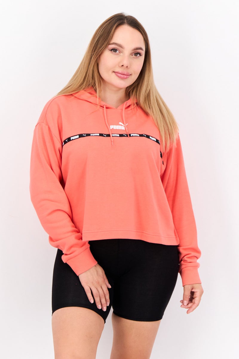 PUMA Women Sportswear Fit Long Sleeve Outdoor Sweatshirt, Coral - Image 1