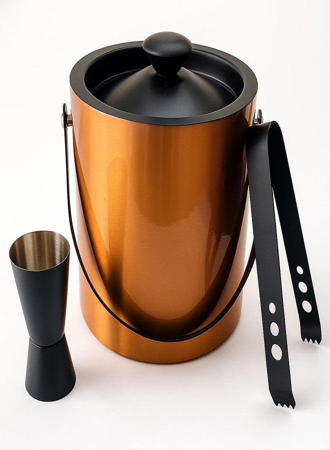 Nooks Stainless Steel Barware Kits and Accessories with ice Bucket (1.litr) and with Cocktail Shaker (750ml) in Multi Color for Home, bar and Mini bar_(Pack of 14)_(Made in India) - Image 4