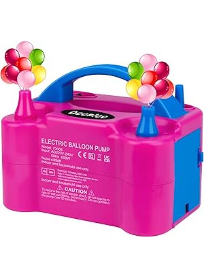 مضخة بالونات كهربائية من ديبلي، مضخة نفخ كهربائية، منفاخ بالونات كهربائي، مضخة محمولة للحفلات وحفلات الزفاف وأعياد الميلاد