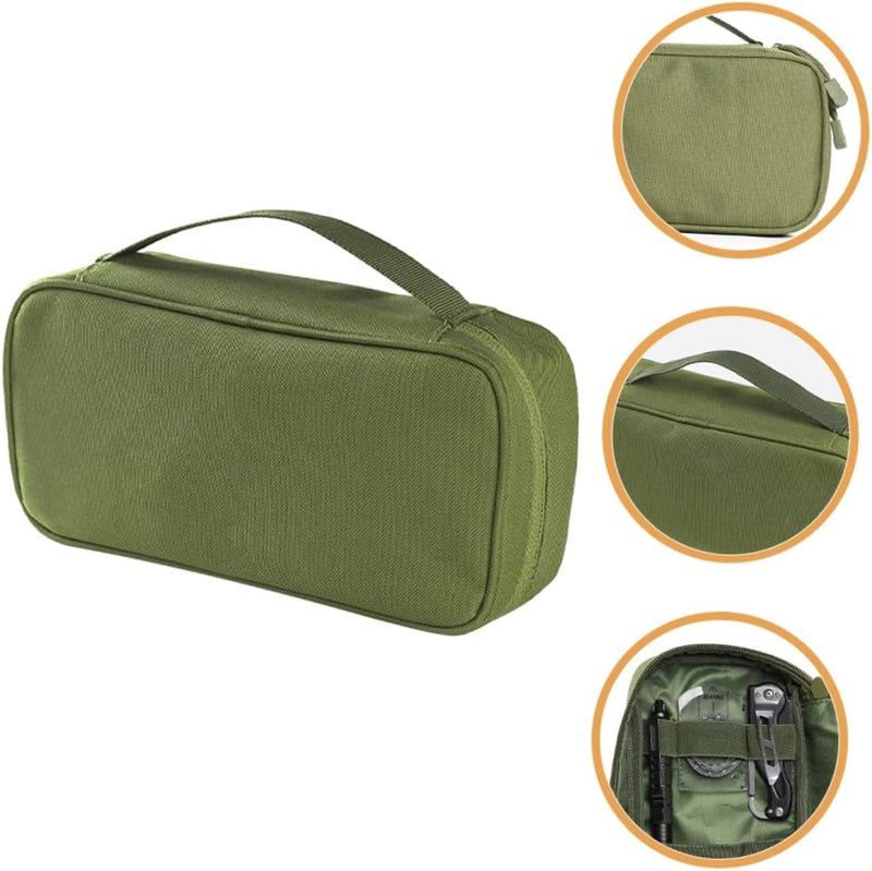 Travel Storage Bag Zipper Closure Portable Tactical First Aid Pouch for Camping Hiking Oxford Cloth Emergency Tool Organizer - Image 3