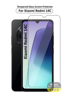 Xiaomi Redmi 14C - POCO C75 Tempered Glass Screen Protector – High Transparency, Delicate Touch, Anti-Explosion, Smooth Arc Edges, Easy Installation, Screen Protector for  Xiaomi Redmi 14C