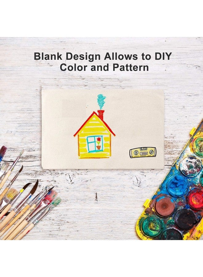 Lify مفرش طاولة قطن ليفي - مفرش طاولة DIY مقاوم للحرارة وغير قابل للانزلاق لزينة طاولة المطبخ وغرفة الطعام - مجموعة من 6 (أوف وايت) - Image 4