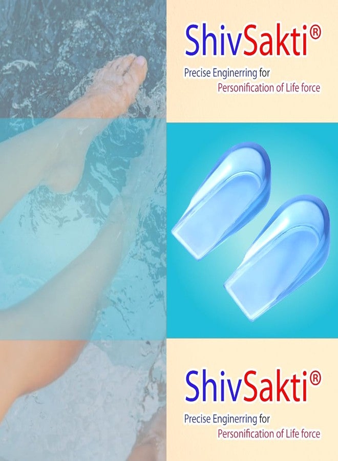 SHIVSAKTI Polymer Gel Heel Cup-Cushion Made For Relief In Orthopedic Heel Problems Such As Calcaneal Bone Spur(Heel Aggravation),Plantar Facilities,Callus,Cracked Heel,Dry And Dead Heel Skin - Image 2