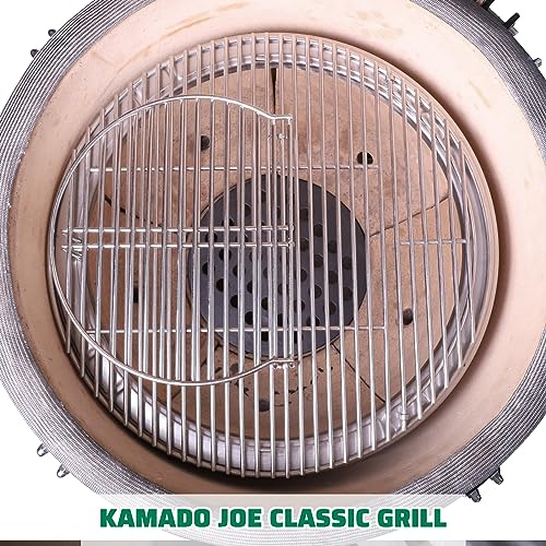 Vankey Grill Expander for Kamado Joe JR, All-in-one Stainless Cooking Grate Stack Rack fit Small Minimax Green Egg and Other Smoker Grill，Adds 60% More Extra Grilling Space - Image 5