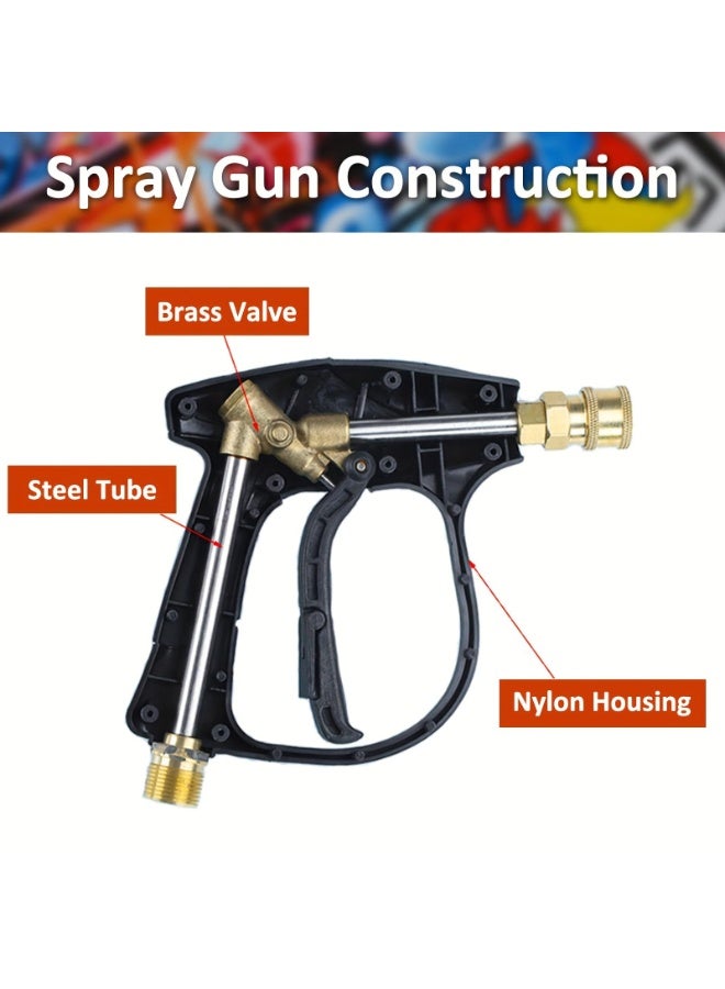 Halamodo High Pressure Washer 3000 PSI Max, Power Personalized Graffiti Car Washer with 1/4 Inch Quick Connector - Image 4